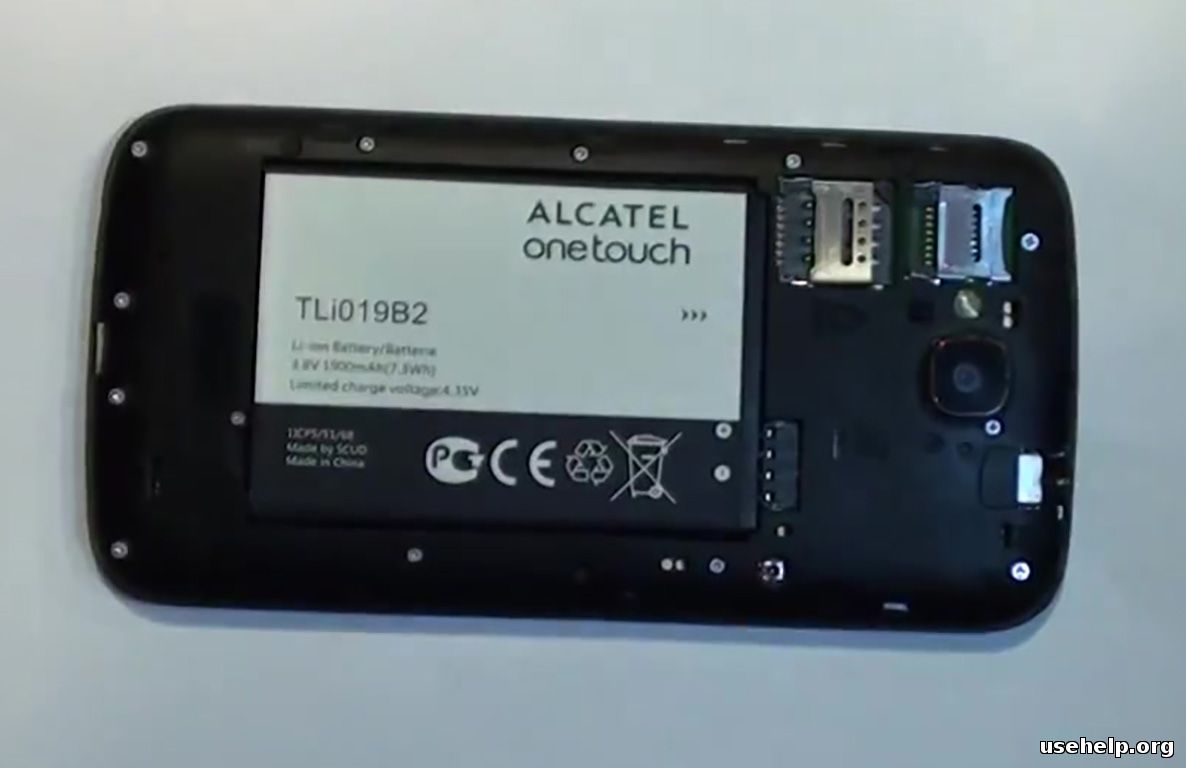 Разобрать Alcatel One Touch Pop C7 7041D