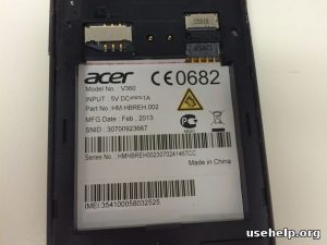 разобрать Acer Liquid E1