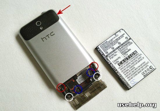 Разобрать HTC Legend