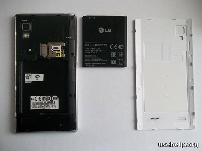 Разобрать LG Optimus L9 P765