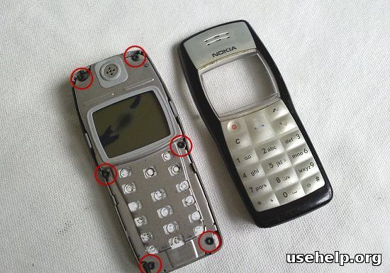 Разобрать Nokia 1100