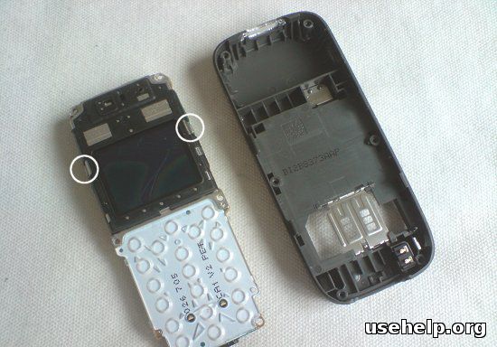 Разобрать Nokia 1208