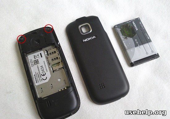 Разобрать Nokia 2330 classic