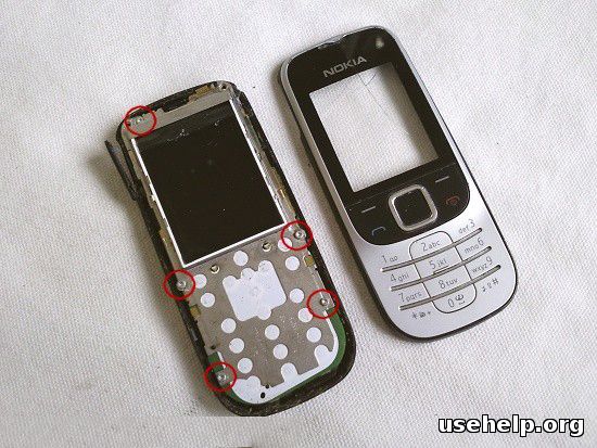 Разобрать Nokia 2330 classic