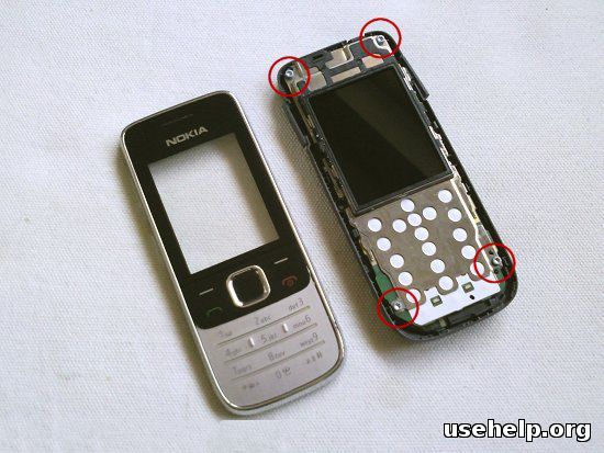 Разобрать Nokia 2730 Classic