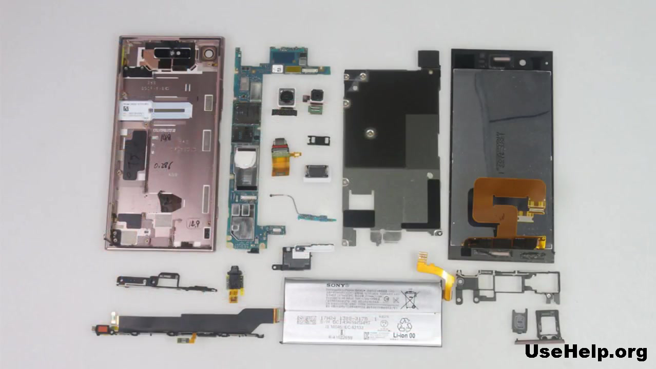 Разобрать Sony Xperia XZ1