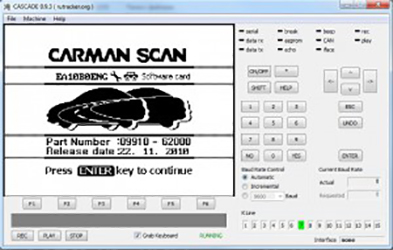 CASCADE 0.9.3 - Эмулятор CarmanScan 1 и HiScan Pro Device