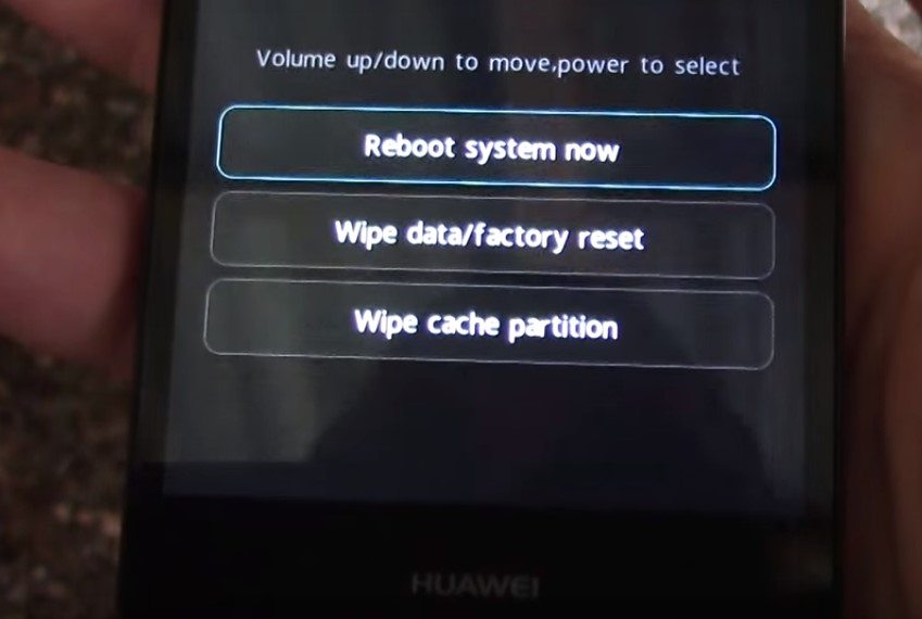 Hard Reset Huawei 8S