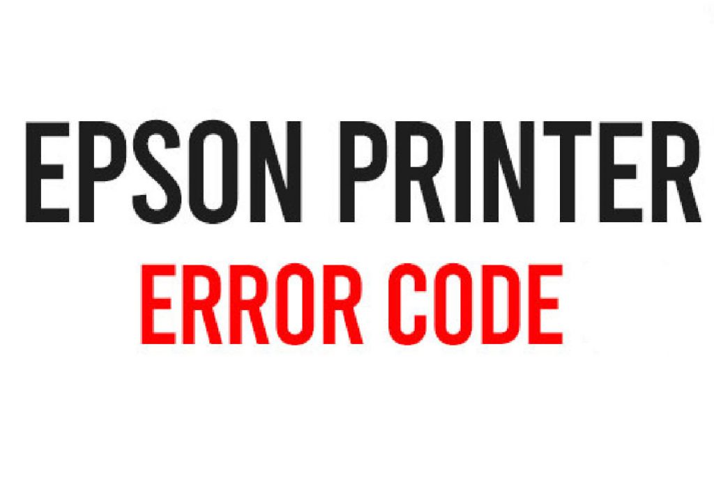 Коды ошибок Epson